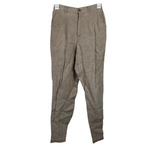 GAP Vintage 100% Natural Linen Relaxed Straight Leg Pants